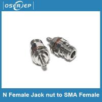 ราคา 1pc N Female Jack nut to SMA Female Jack RF Coax Adapter แปลงตรง Nickelplated (26931452791)