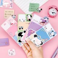 ราคา {chuanchua} โพสต์อิทชุด ลายการ์ตูน สติ๊กเกอร์โน๊ต เตือนความจำ มีกาว 25*4แผ่น (29735307747)