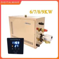 ราคา 9kw Automatic stainless steel Steam Generator Automatic descaling Sauna Room Steam Bath Machine For (47056672079)