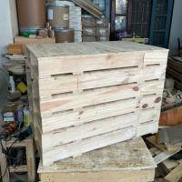 ราคา พาเลทไม้สนนอกใช้วางของ กว้าง 50ยาว 100 สูง 20 cm. (29014580119)