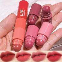 ราคา 4 in 1 Red Matte ลิปสติก Crayon Kit Combo Pink Lip Tint กํามะหยี่เซ็กซี่สีแดง Moisturizing ลิปสติกปากกากันน้ํา Lasting Lip แต่งหน้า (28193751442)