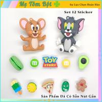 ราคา 3D Charm สติกเกอร์ชุดตกแต่งการ์ตูน Tom Jerry SpongeBob รองเท้าแตะ (25275194262)