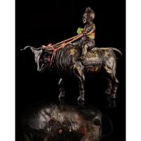 ราคา หลวงปู่แป๋ว วัดดาวเรือง จ.สิงห์บุรี“กุมารทองบางระจันขี่วัวรุ่นแรก” (24813720202)