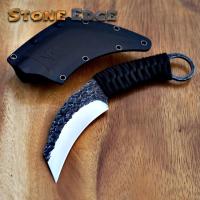 ราคา Stone Edge มีดพกคุณภาพสูง ตีโบราณ มีดใบตาย มีดเดินป่า พร้อม Kydex K10 (2281422655)