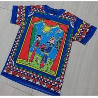 ราคา เสื้อเชิ้ตพิมพ์ลาย Dolce & Gabbana Blue Cinesi Teatro (43224785223)