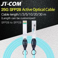 ราคา JT-COM 25G SFP28 ถึง SFP28 AOC Fiber Cable 1 M 3 M 5 M 10 M 20 M 30 M SFP โมดูล OM3 Active Optical Cable ใช้งานร่วมกับ Cisco, mikrotik สนับสนุนความยาวที่กําหนดเอง (27564238640)