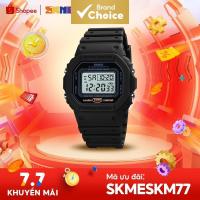 ราคา SKMEI 1628 นาฬิกาดิจิตอลหรูหราสําหรับผู้ชายกีฬากันน้ําอิเล็กทรอนิกส์นาฬิกาข้อมือบุรุษทหาร Chrono Alarm 1988 Reloj Hombre (42212248795)