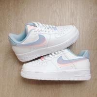 ราคา รองเท้า Nike Air Force 1 Duoble Swoosh : แท้ 100% มือสอง (9052495792)