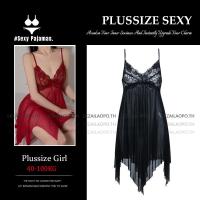 ราคา Plus size Sexy Lingerie ชุดนอนไม่ได้นอนคนอ้วน ไซส์ ใหญ่ สาวอวบ สายเดี่ยว ผ้าตาข่าย ชุดนอนซีทรูเซ็กซี่ พลัสไซส์ แยก ลูกไม้ แต่งผูกโบว์ ดันทรง Bigsize พลัสไซส์ สาว อวบอ้วน ใส่ได้ (50707274576)