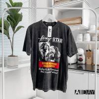 ราคา เสื้อวินเทจ สกีนลาย pazy star ผ้าคอตตอนฟอกดำ100% เกรดพรีเมี่ยมแท้ (18160535964)