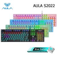 ราคา AULA S2022 MECHANICAL GAMING KEYBOARD สินค้ารับประกัน 2 ปี (24929757617)