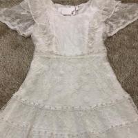 ราคา เดรสลูกไม้ยาว ป้ายJariya (818383637)
