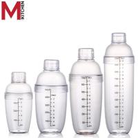 ราคา M KITCHEN แก้วเชคค็อกเทล เชคเกอร์ แก้วเขย่า ผสมเหล้า ผสมชานม พลาสติก cocktail shaker 350/500/750ml (12001365479)