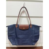 ราคา ขาย Longchamp แท้ size L หูยาว มือ2 สี Navy Blue ใช้เอง ใช้น้อยมาก Used like new#Longchampมือ2 (41652825433)