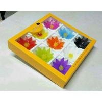 ราคา เทียนหอมดอกบัวลอยน้ำ เทียนลอยน้ำ กิรนมะลิ เทียนหอม (21779011651)