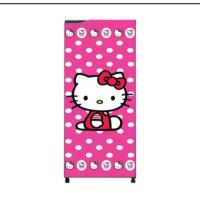 ราคา สติ๊กเกอร์ติดตู้เย็น 1 ประตู Hello Kitty สีชมพู (14029367270)