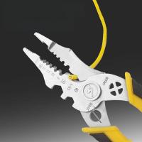 ราคา คีมปอกสายไฟอเนกประสงค์นำเข้าคีมตัดสายไฟพิเศษสำหรับช่างไฟฟ้าคีมตัดสายไฟกรรไกรสายเคเบิลคีมปอกสายไฟของช่างไฟฟ้า (26020143209)