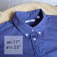 ราคา เสื้อเชิ้ตมือสอง ยี่ห้อ Uniqlo ไซส์ M (1037512979)