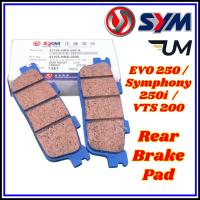 ราคา SYM EVO 250 Symphony 250i VTS200 แผ่นดิสก์เบรคด้านหลังชุด BACK KNUL DISK BREK DEPAN BELAKANG LINING VTS 200 EVO250 (44078907818)