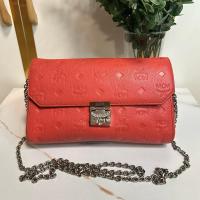 ราคา กระเป๋าสะพายข้างรุ่นยอดนิยม M️CM Visetos Millie Crossbody Bag Red Made in Korea สินค้ารับประกันแท้ (28575420028)