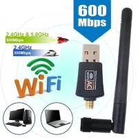ราคา WIFI IEEE 802.11ac Dual Band USB Adapter 600Mbps (2.4GHz+5GHz) (7937487889)