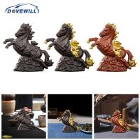 ราคา [Dovewill] ชาจีนสัตว์เลี้ยงม้า Feng Shui เครื่องประดับ Kung Fu ถาดชาตกแต่งรูปปั้นโชคดีดินสีม่วงสําหรับโต๊ะโฮมออฟฟิศเดสก์ท็อปโต๊ะน้ําชา (44756570131)