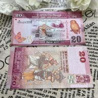 ราคา ยี่ห้อใหม่ศรีลังกา20 รูปี ธนบัตรผีเสื้อที่มีสีสัน อู๋ เหรียญต่างประเทศสไตล์คอลเลกชัน20260317 (49657309501)