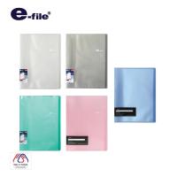 ราคา e-file (อี-ไฟล์) แฟ้มโฮลเดอร์ 40 ซอง ปกใส Made in Thailand (MiT) รหัส 720A (11858674822)