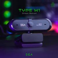 ราคา EGA TYPE-W1 WEBCAM กล้องเว็บแคม Full HD 1080P 30FSP ภาพชัด (8912359288)
