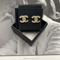 ราคา ผ่อน0% Authentic 100% ต่างหู CHANEL Earing 2.0 Cm. GHW (8569051386)