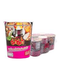 ราคา มาม่า บะหมี่กึ่งสำเร็จรูป รสเย็นตาโฟต้มยำหม้อไฟ 60 ก. x 6 (MAMA Cup Instant Noodles Yentafo Tom Yum Mohfai 60 g x 6) (18690460441)