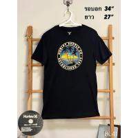 ราคา เสื้อยืด มือสอง Hurley สีดำ ป้าย S (41602319593)