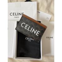 ราคา ของแท้100% มือสอง กระเป๋าใส่บัตร Celine canvas card holder (11594800647)