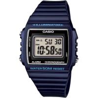 ราคา Casio Kids W215H-2A Classic Digital Stop Watch สีกรมท่า (57202577696)