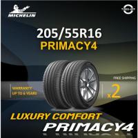 ราคา (ส่งฟรี) MICHELIN 205/55R16 รุ่น PRIMACY 4 ยางใหม่ ปี2025 (2เส้น) มีรับประกัน แถมจุ๊บลม ขอบ16 : 205 55R16 ลดพิเศษ (20134075585)