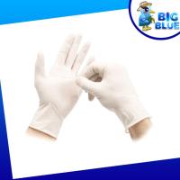 ราคา ถุงมือสีขาว ไม่มีแป้ง ( 12คู่/ กล่อง ) (SSS) ยาว 24 ซม. ถุงมือยาง ถุงมือแพทย์ 100% ชนิด ถุงมืออาหาร (29676884392)