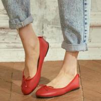 ราคา Allbyor รองเท้า ballets flat สีแดง (1090750092)