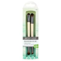 ราคา (พร้อมส่ง) EcoTools, Eye Enhancing Duo Set, 4 Brush Heads (5704725229)