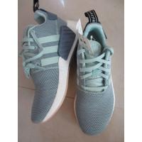 ราคา ไม่แท้ คืนเงิน Adidas NMD R2 สี Steel / Ash Green / Cloud White US 7 (WOMAN)ของแท้ พร้อมส่ง (1406183837)