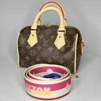 ราคา New LV Speedy Bandouliere 20 สายสีชมพู (15436058852)