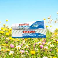 ราคา SmileOn ยาสีฟันสูตรฟลูออไรด์ และว่านหางจระเข้ SmileOn ยาสีฟัน สไมล์ออน (1 หลอด 250กรัม) (26187762981)