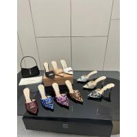 ราคา รองเท้าส้นสูงและรองเท้าแตะแฟชั่นสำหรับผู้หญิง ออกแบบทรงหัวแหลม ทำมาจากหนังสิทธิบัตรคุณภาพดี (54657517239)