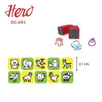 ราคา 111058 RUBBER STAMP ตรายาง ฮีโร่ รูปลายสัตว์ บรรจุ 10 ลาย DG-AN-1/DG-AN-2/DG-AN-3 (11034887243)