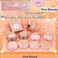 ราคา 81218-03 แป้งพัฟ 2 ชั้น Kiss Beauty smooth powder แป้งพัฟ (16900760976)