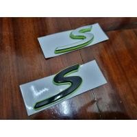 ราคา โลโก้ เอส ขอบเขียว ไฮบริด ติด ปอร์เช่ พอร์ช S for e hybrid porsche letter logo cayenne macan panamera 2018 - 2020 (18240604444)
