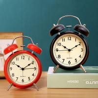 ราคา นาฬิกาปลุกแบบคลาสสิก Bell Alarm Clock นาฬิกาปลุกสีพื้น นาฬิกาปลุกวินเทจ นาฬิกาตั้งโต๊ะ (44203609826)