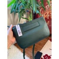 ราคา พร้อมส่ง Longchamp 3Dสีเขียว (8414448569)