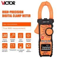 ราคา Victor 610E DIgital Clamp Multimeter Professional 1000A 1000V AC DC True RMS Amperimetryica Capacitance Digital Clamp Tester (41762317070)