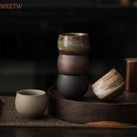 ราคา WEEKW ถ้วยชาสโตนแวร์, ถ้วยมาสเตอร์ย้อนยุคสไตล์โบราณ, ชุดน้ําชากังฟู แก้วกาแฟแฮนด์เมดขนาด 80 มล. ของญี่ปุ่นมัทฉะ (47406326279)