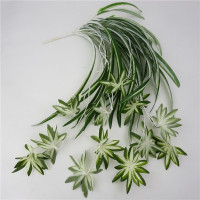 ราคา Aqtten ปฏิบัติ 60 ซม.ดอกไม้ปลอมใบผ้าไหมเทียมแมงมุมพืชบ้านสวนตกแต่ง (43716200709)